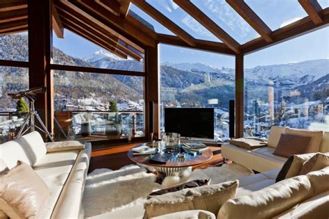 5 Star Luxury Mountain Home With An Amazing Interiors In Swiss Alps