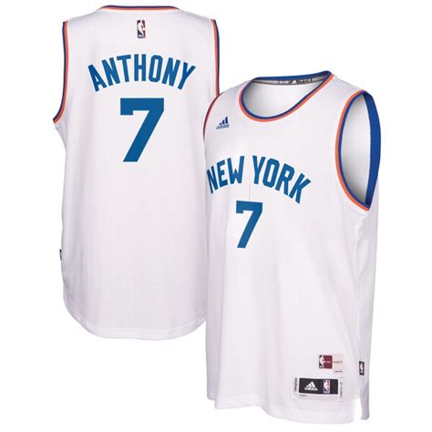 New york knicks jerseys are for sale at the knicks shop! Men's New York Knicks Carmelo Anthony adidas White ...