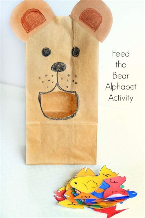 Feed The Bear Alphabet Activity Activities And Bears