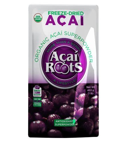 Acai Roots Organic Acai Pure Powder 16 Ounce Pouch