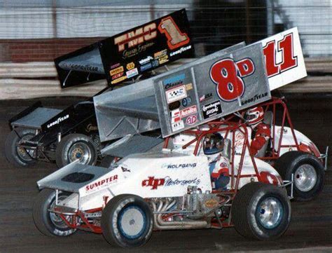 Doug Wolfgang 8d Steve Kinser 11 Sammy Swindell 1 Sprint Car