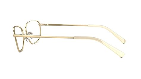 Specsavers Womens Glasses Entry 07 Gold Oval Metal Stainless Steel