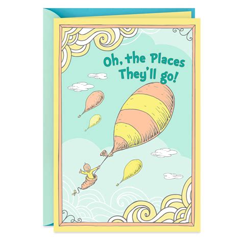Across the country, thousands of schools, libraries, and community centers participate by bringing together kids, teens, and books, and you can too! Dr. Seuss™ Oh, the Places They'll Go! New Baby Card - Greeting Cards - Hallmark
