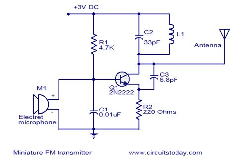 Miniature Fm Transmitter Electronic Circuits And