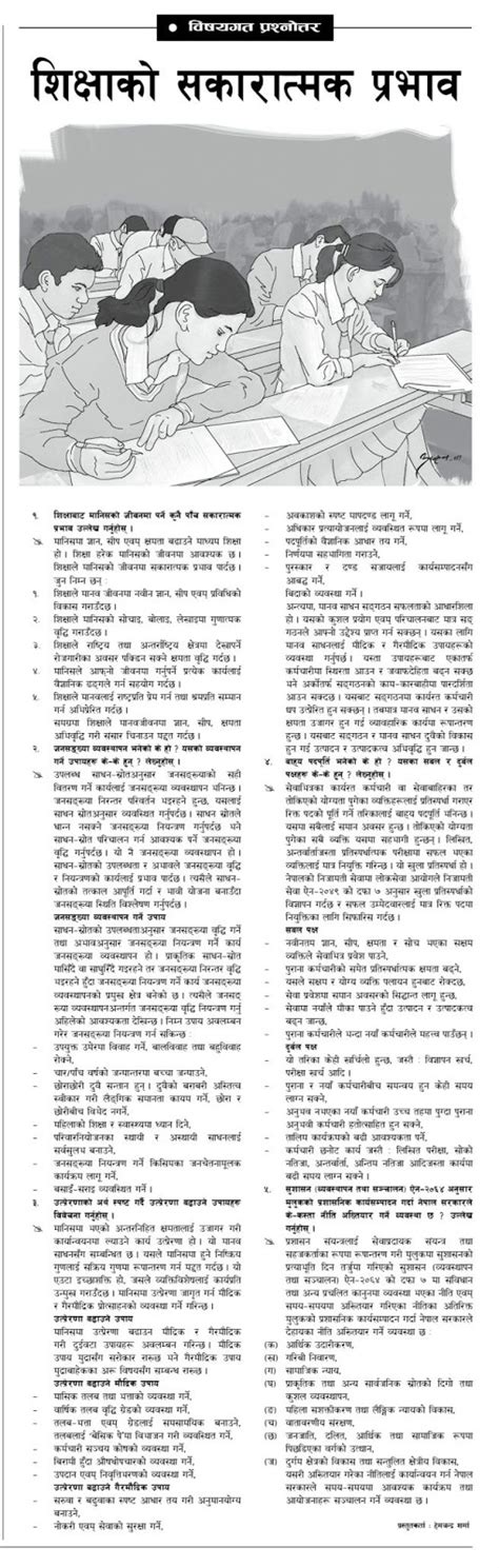 Health, science and technology 125 qu. Lok Sewa Aayog Reading Materials-110, 15 Magh 2076 Gorkhapatra