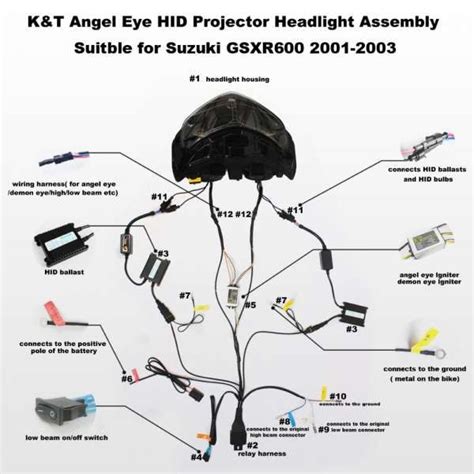motorcycle diagram wiringgnet motorcycle wiring angel eye headlights motorcycle headlight