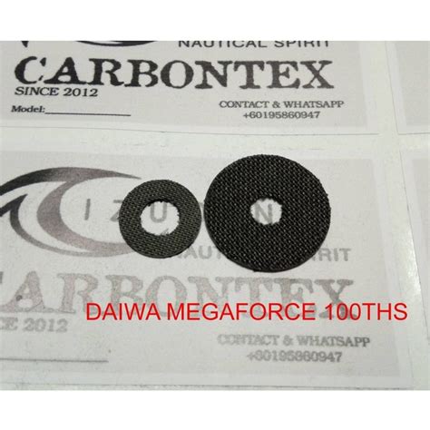 Daiwa Megaforce Ths Carbontex Drag Washer By Zizudini Shopee