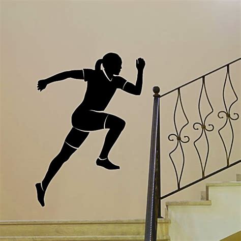 Stickers Muraux Sport Et Football Sticker Courir Athlète 1 Ambiance