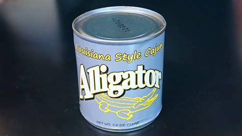 Alligator Meat In A Can Taste Test Youtube