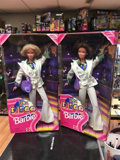 70s Disco Blonde And Brunette Barbie Doll Special Edition 2 Sealed