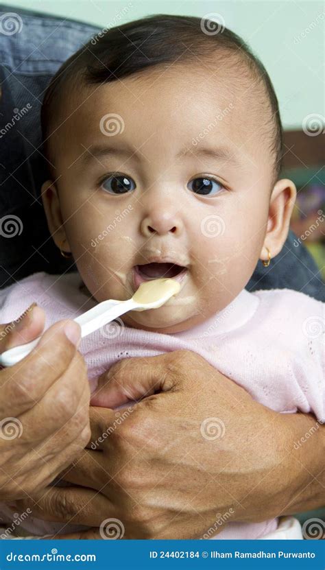 1895 Cute Baby Eat Porridge Stock Photos Free And Royalty Free Stock