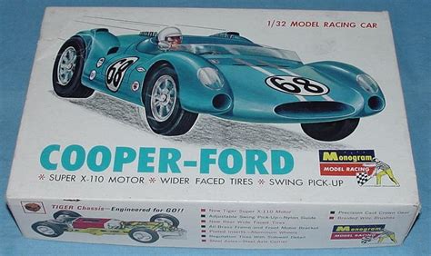 Monogram 132 Scale Cooper Ford Slot Car Racing Kit