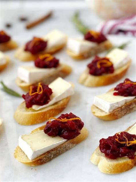 Cranberry Brie Crostini My Casual Pantry