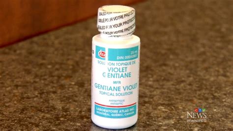 Exposure To Products Containing Gentian Violet Could