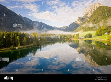 Lake Hintersee Ramsau Berchtesgaden Bavaria Germany Stock Photo Alamy