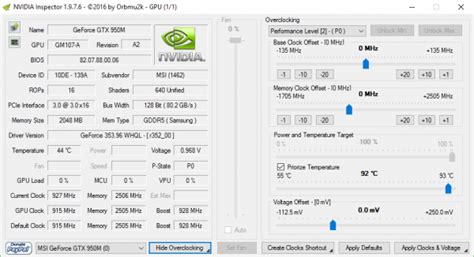 A guide to overclocking your amd or nvidia graphics card, covering both gpu core and vram overclocks. Identify, monitor and overclock your GPU with NVIDIA Inspector