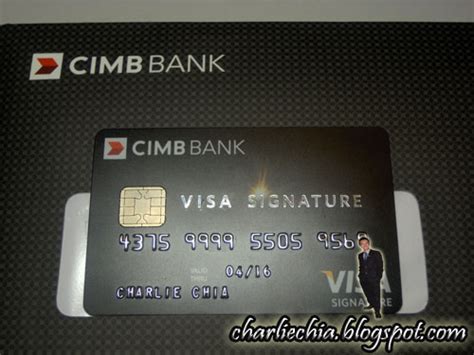 Perlindungan asuransi setiap berbelanja dengan kartu kredit premium cimb niaga, anda. Charlie Chia: Visa Signature by CIMB
