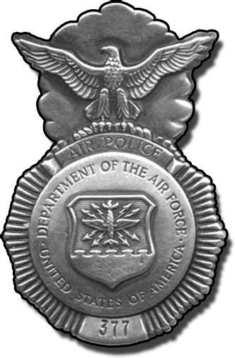 Air Police Usaf This Is The Badge That Is Issued To Security Personal