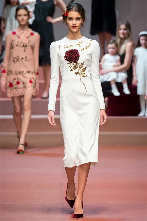 fashion runway dolce and gabbana collections fall winter 2015 16 celebrated moms cool chic