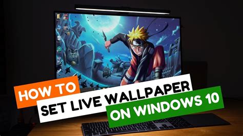 How To Set Live Wallpaper On Windows 10 Pc Youtube
