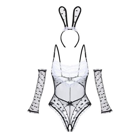 Sexy Bunny Girl Cosplay Costume Bunny Bodysuitsexy Cosplay Etsy