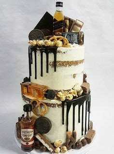 Have a great essence of traditional tastes, making them unique and worth devouring. Liquor cake with mini alcohol bottles | Themed birthday cakes in 2019 | Pinterest | Cake ...