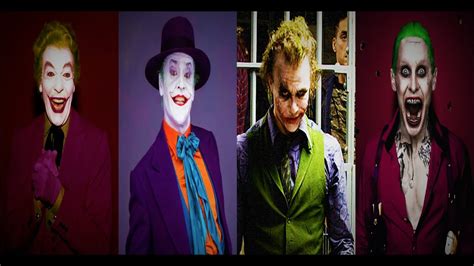The Joker Actors 1966 1989 2008 2016 Youtube