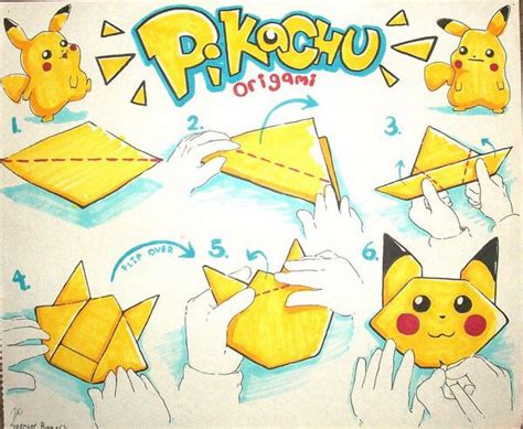 A must have papercraft for all pokemon fans! Resultado de imagem para origami pokemon | Festa infantil ...