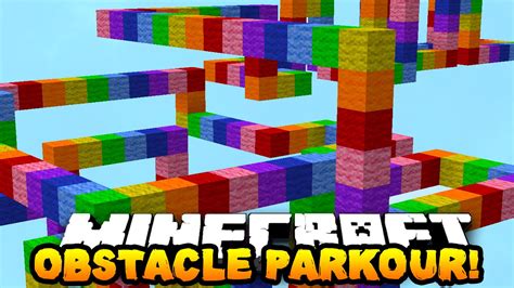 Minecraft Obstacle Course Parkour 3 50 Crazy Obstacles W