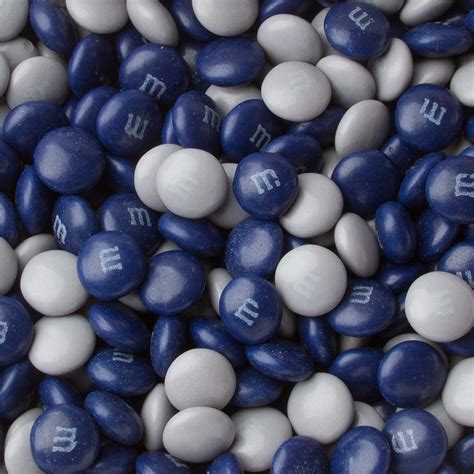 Navy Blue And Grey Mandms Chocolate Candy Mandms Chocolate Candy