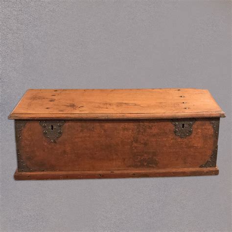 Antique Chest Colonial Hardwood Trunk Early C19t Antiques Atlas