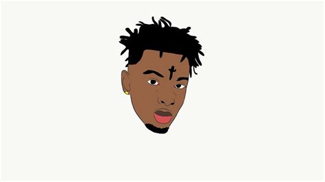 21 Savage Drawing How To Draw 21 Savage In This Video Ill Show How