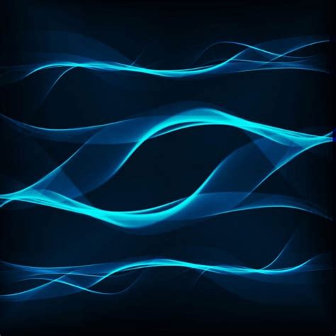 Free Vector Bright Blue Wavy Background