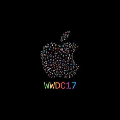 Wwdc 2017 Black Apple Logo For Mac Iphone Bling Hd Phone