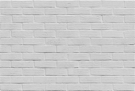 White Painted Brick Seamless Texture Image To U