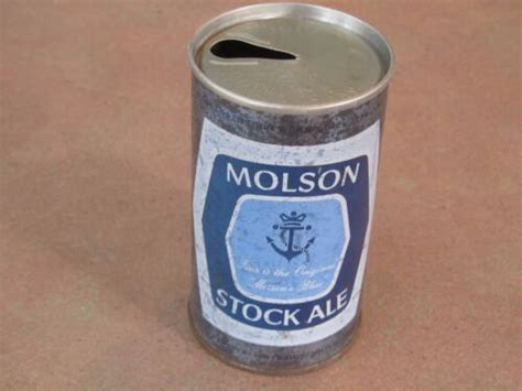 Molson Stock Ale 12oz Steel Pull Tab Beer Can Molsons Blue Canada Ebay