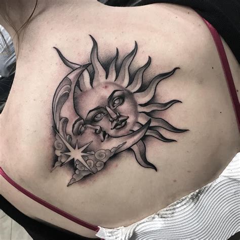 Sun And Moon Tattoos Meanings Ideas And Design Inspiration In 2021 Moon