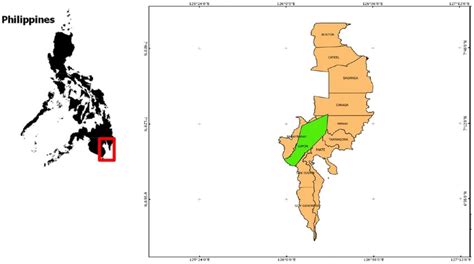 Location Map Showing The Province Of Davao Oriental And The