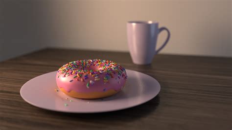 Artstation Donut Render Blender Guru Tutorial