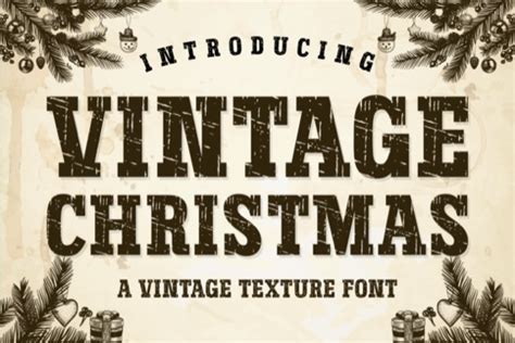 Vintage Christmas Font Dafont101