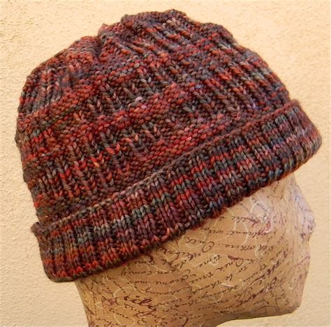 Mens Knit Hat Pattern A Knitting Blog