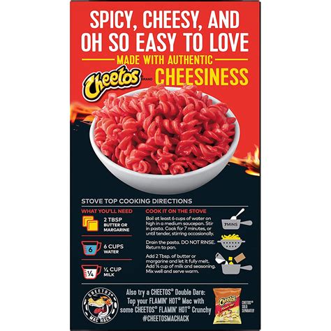 Buy Cheetos Macn Cheese Flamin Hot Flavor 59 Oz Box Pack Of 2 Online In India B08jtzcz87