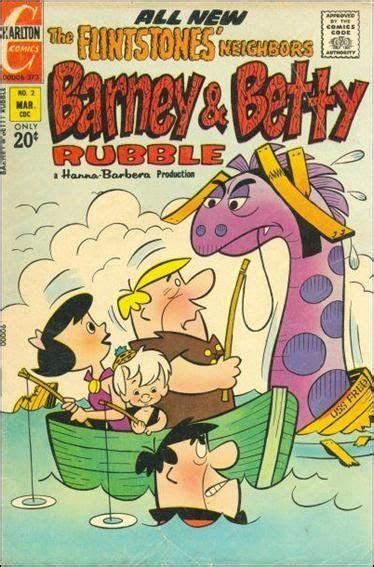 Barney And Betty Rubble 2 A Jan 1973 Comic Book By Charlton