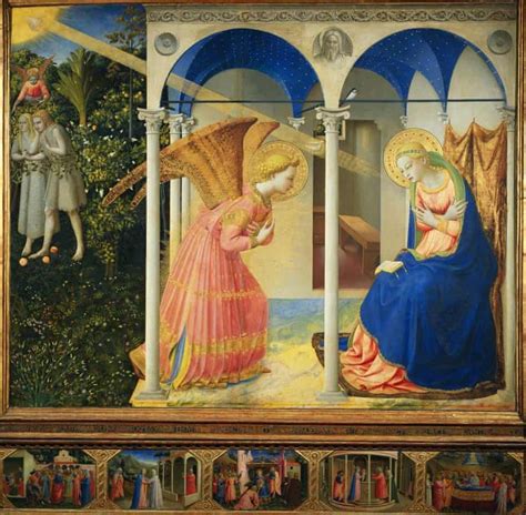 The Annunciation By Fra Angelico Annunciation Fra Angelico Painting