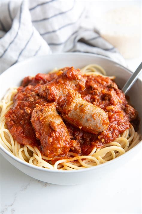 Spaghetti Sauce Recipe With Ground Italian Sausage Deporecipe Co