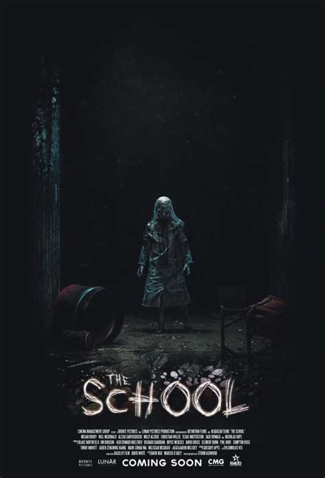 This epic japanese horror follows the filming of a movie that's based true events, about a father who murdered his family and everyone else at a hotel and filmed the entire ordeal. The-School-Film-Poster.jpg (652×960) | Scary movies, Scary ...