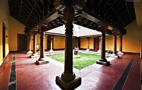 Lovely Interior Courtyard Kerala Traditional House Kerala House