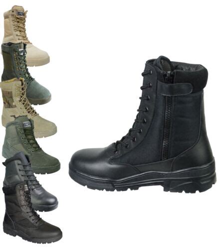 Savage Island Patrol Combat Boot Leather Zip Army Tactical Cadet