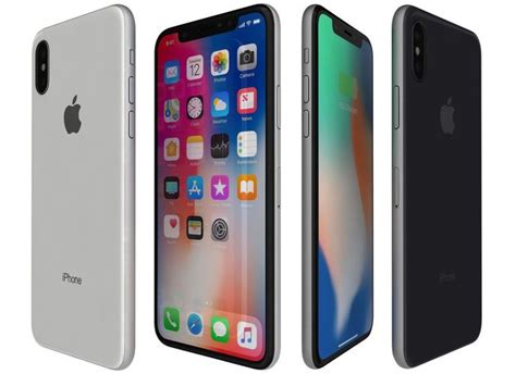 The iphone x (roman numeral x pronounced ten) is a smartphone designed, developed, and marketed by apple inc. Apple iPhone X All Colors 3D model | CGTrader