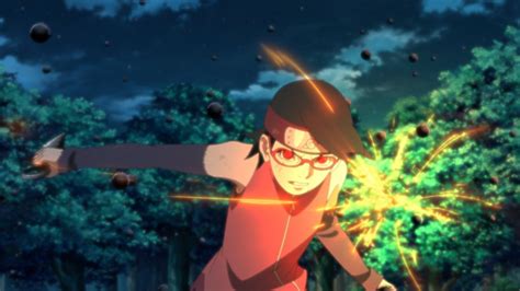 Sarada Training Uchiha Sarada Photo Fanpop